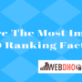 Important Ranking Factors