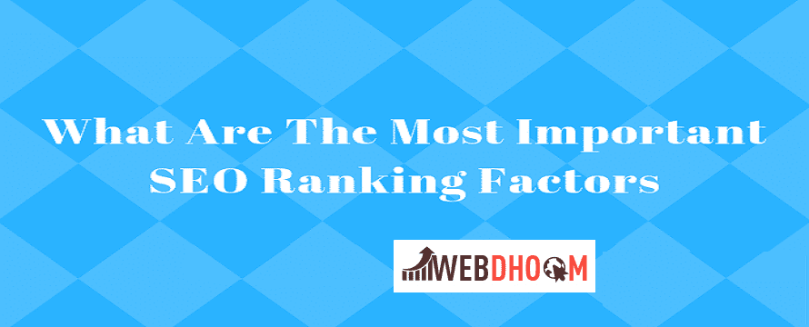 Important Ranking Factors